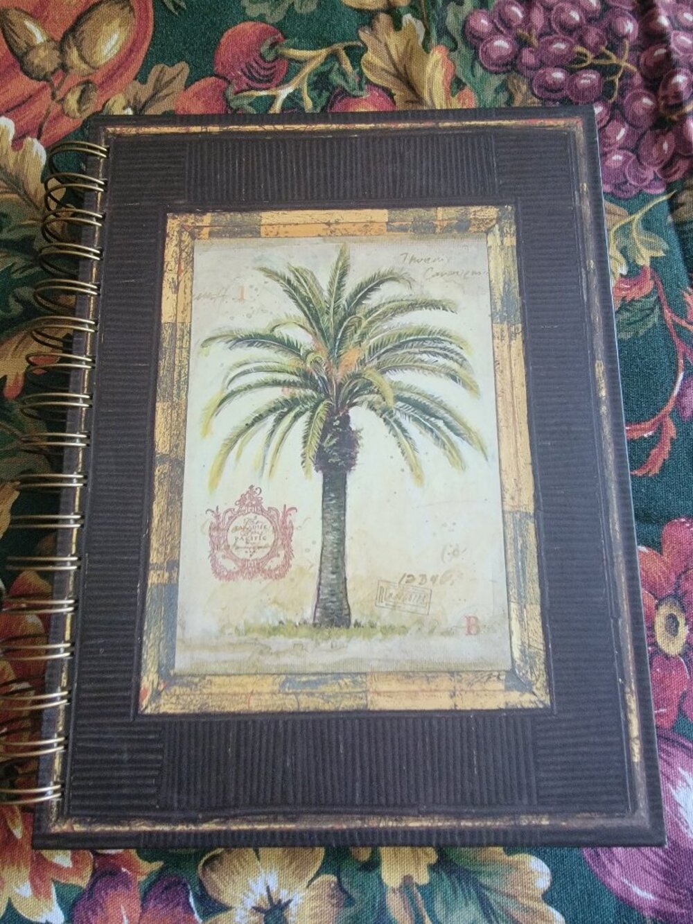 2002 Chad Barrett Journal Photo Album Palm Tree Excellent Condition